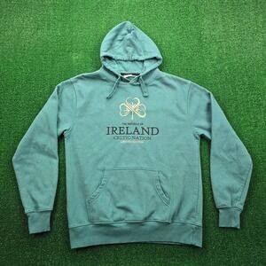 Ireland Celtic Nation Limited Edition Hoodie Sweatshirt Mens Medium Green Casual